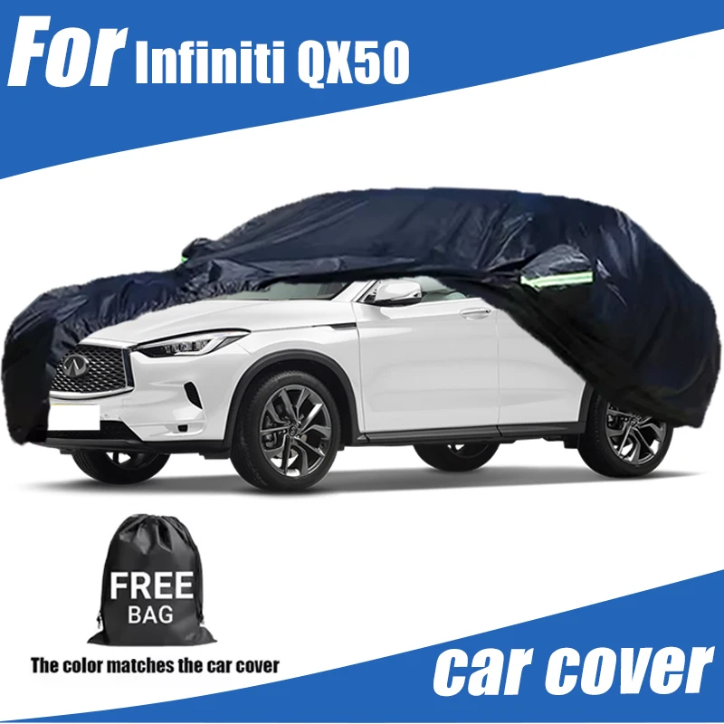 For Infiniti QX50 All-Season Car Cover Waterproof Dustproof UV Proof Snowproof Scratch Resistant Full Protection Car Accessories
For Infiniti QX50 All-Season Car Cover Waterproof Dustproof UV Proof Snowproof Scratch Resistant Full Protection Car Accessories