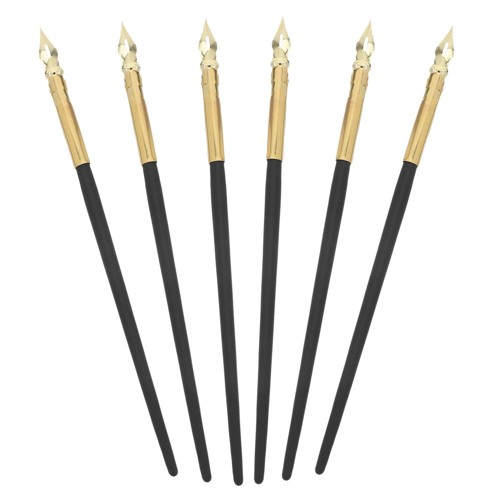 6pcs Dip Calligraphy Pen Metal Nib Vintage Writing Tool For Sketching Chinese Calligraphy Painting Drawing Ink Artistic Manga
6pcs Dip Calligraphy Pen Metal Nib Vintage Writing Tool For Sketching Chinese Calligraphy Painting Drawing Ink Artistic Manga