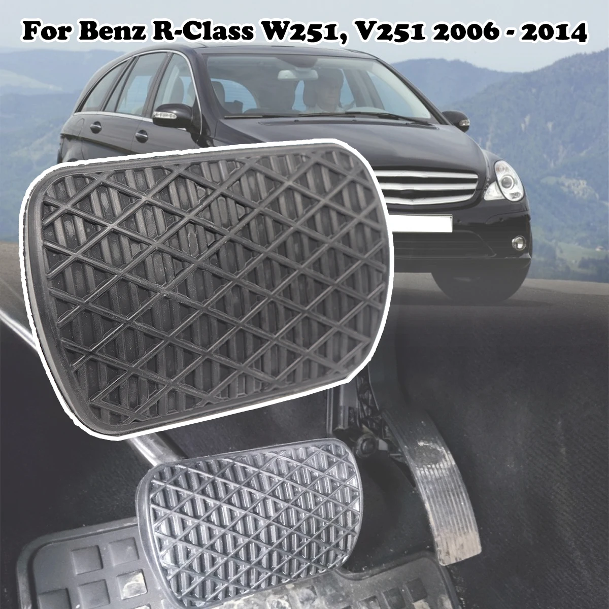 Automatic Brake Pedal Rubber Pad Cover For Benz R-Class W251 V251 2006 2007 2008 2009 2010 2011 2012 2013 2014 R 280 280CDI 300L
Automatic Brake Pedal Rubber Pad Cover For Benz R-Class W251 V251 2006 2007 2008 2009 2010 2011 2012 2013 2014 R 280 280CDI 300L