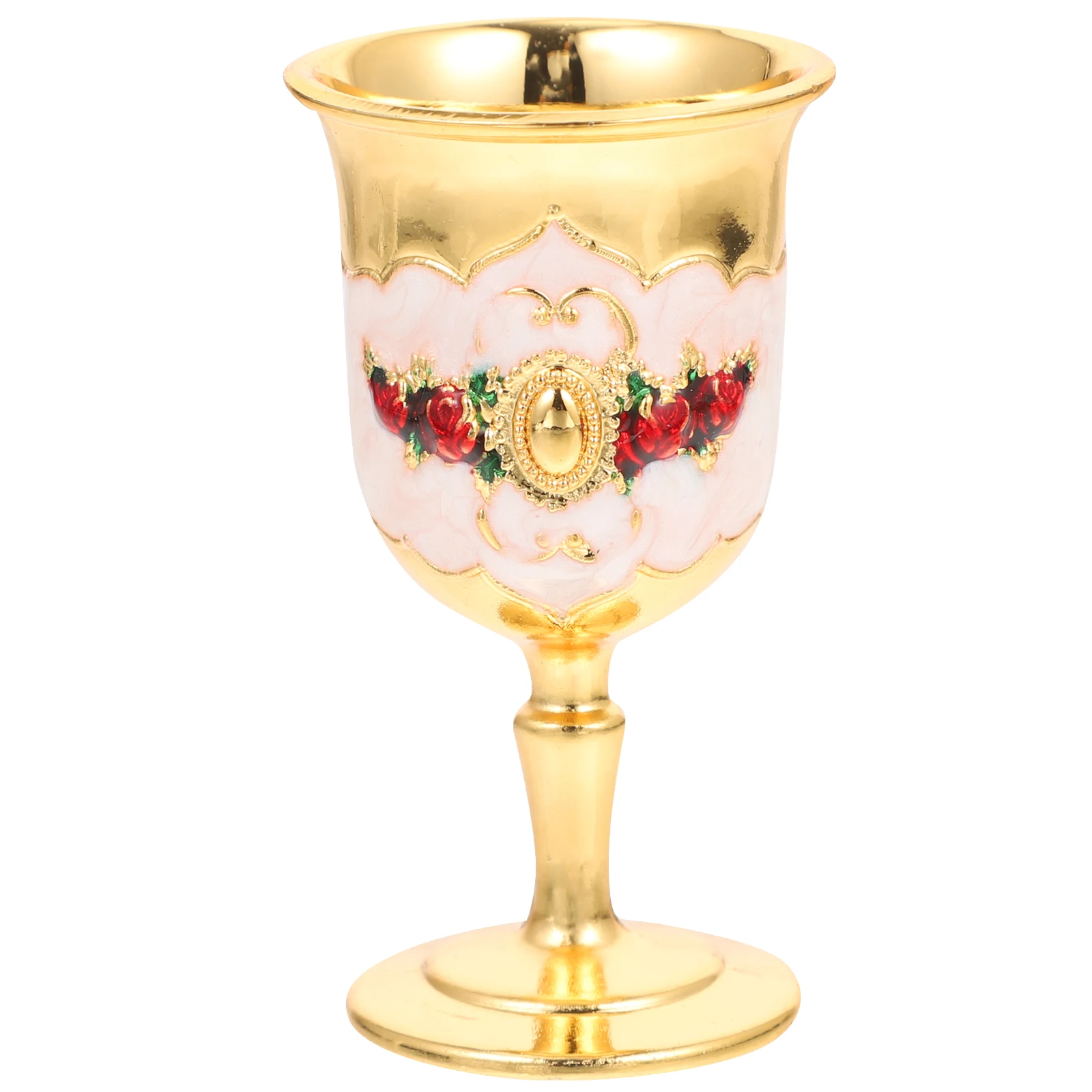 Zinc Alloy Wine Goblet Unbreakable Luxury Red Wine Glass Stem-Cup White Liquor Glass Gold White Red Flower Random Pattern
Zinc Alloy Wine Goblet Unbreakable Luxury Red Wine Glass Stem-Cup White Liquor Glass Gold White Red Flower Random Pattern