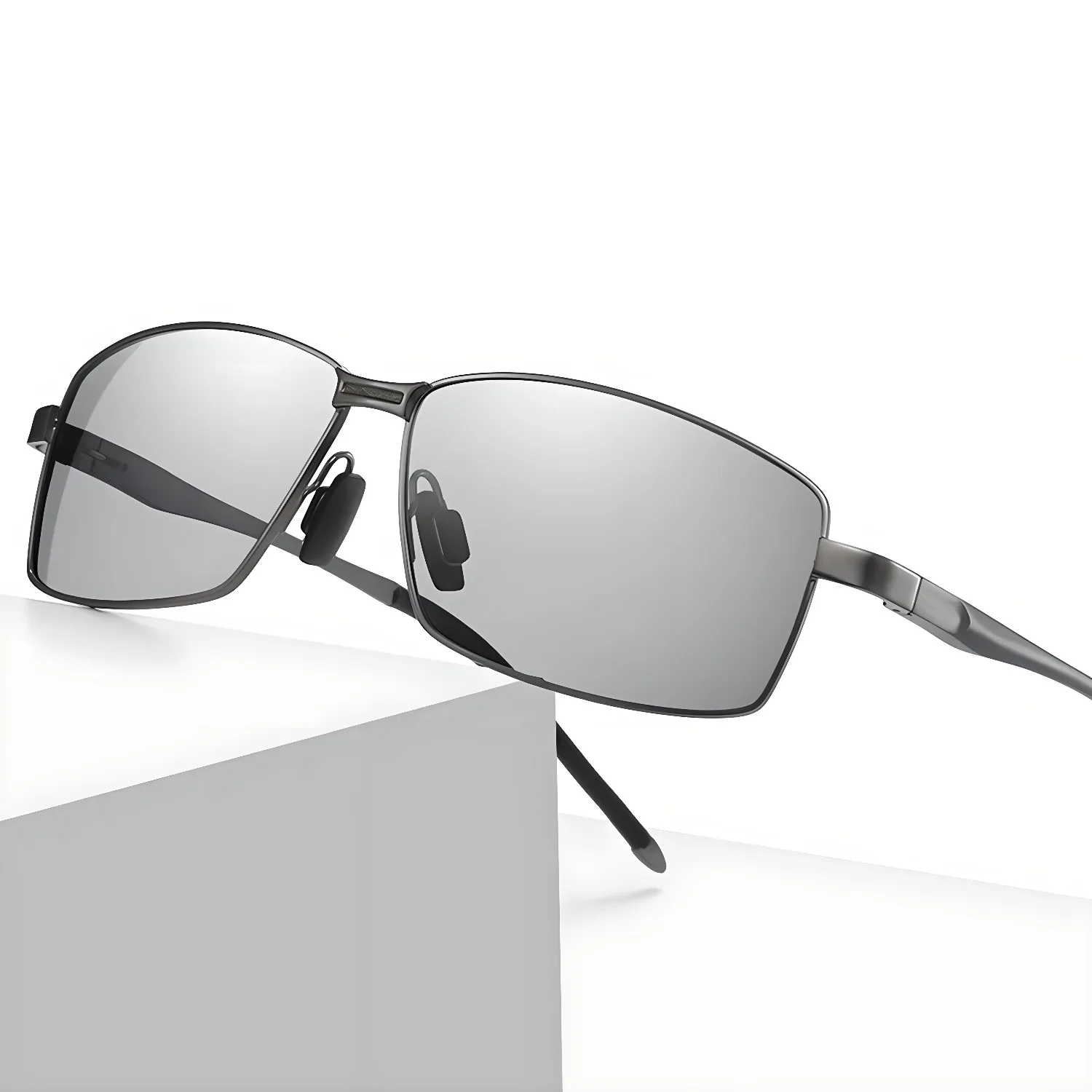 Professional Polarized Photochromic Driving Sunglasses Men Women Myopia Support Night Vision Sun Glasses Square Metal Frame A770
Professional Polarized Photochromic Driving Sunglasses Men Women Myopia Support Night Vision Sun Glasses Square Metal Frame A770