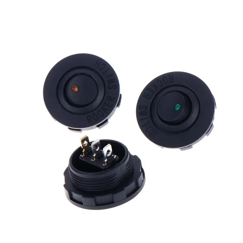 3Pin Round LED Switch 16A 12V DC Ideal for Car Truck Boat Electrical Enhancements
3Pin Round LED Switch 16A 12V DC Ideal for Car Truck Boat Electrical Enhancements