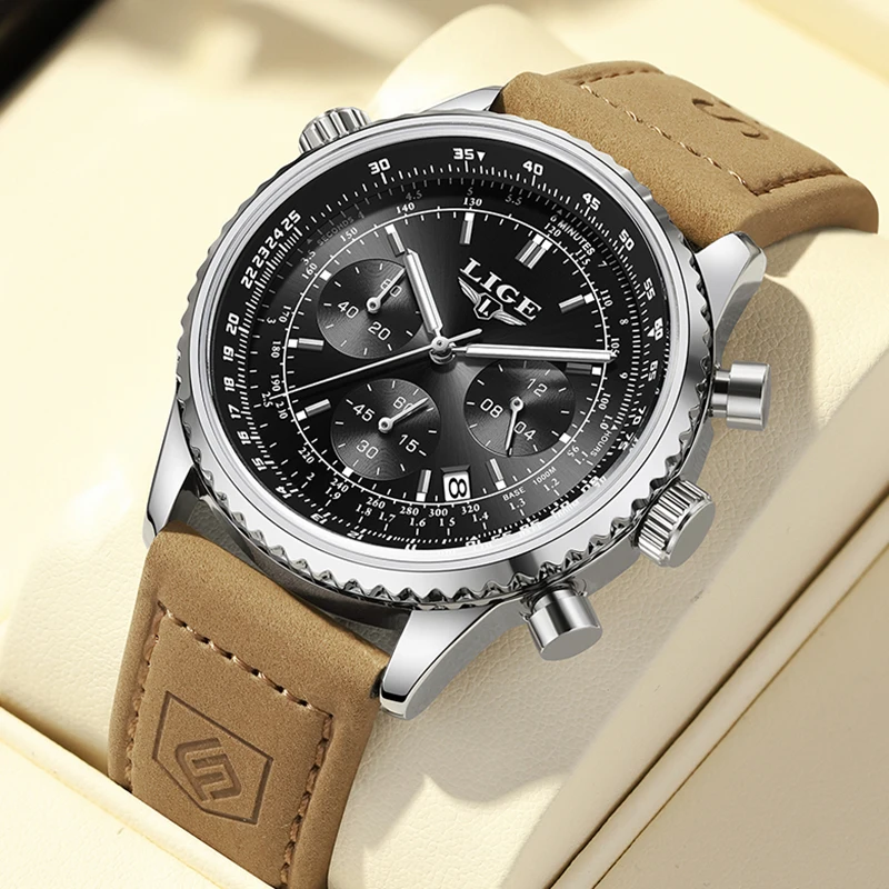 LIGE Top Brand Luxury Men Watch Fashion Business Quartz Wristwatches Waterproof Luminous Chronograph Watches Mens Reloj Hombre
LIGE Top Brand Luxury Men Watch Fashion Business Quartz Wristwatches Waterproof Luminous Chronograph Watches Mens Reloj Hombre