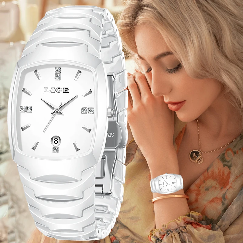 LIGE Classic Luxury Woman Watch Elegant Fashion Casual Simple Dial Casual Ceramic Quartz Watches for Women Ladies Clock Gift Box
LIGE Classic Luxury Woman Watch Elegant Fashion Casual Simple Dial Casual Ceramic Quartz Watches for Women Ladies Clock Gift Box