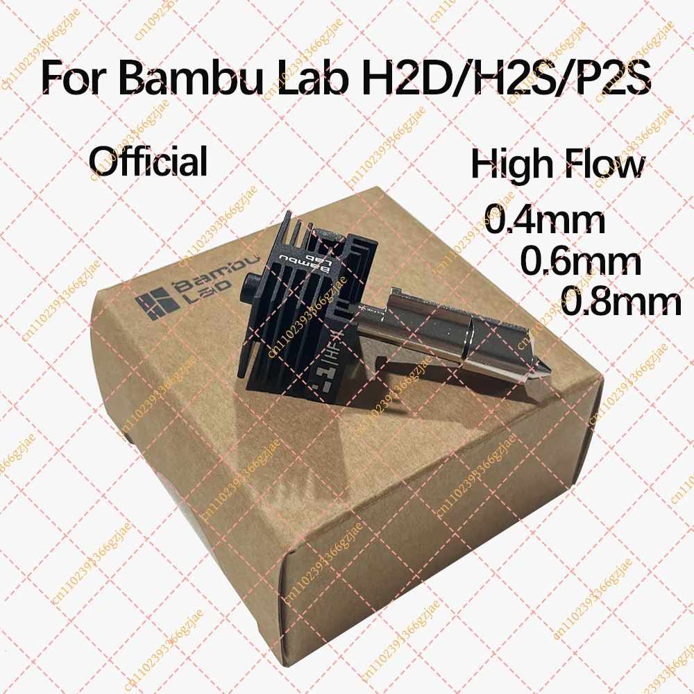 Genuine Bambu Lab Hotend with Nozzle High Flow 0.4 Original - for Bambu Lab H2D Hotend /P2S H2S Hot End HF.4 100% Official
Genuine Bambu Lab Hotend with Nozzle High Flow 0.4 Original - for Bambu Lab H2D Hotend /P2S H2S Hot End HF.4 100% Official