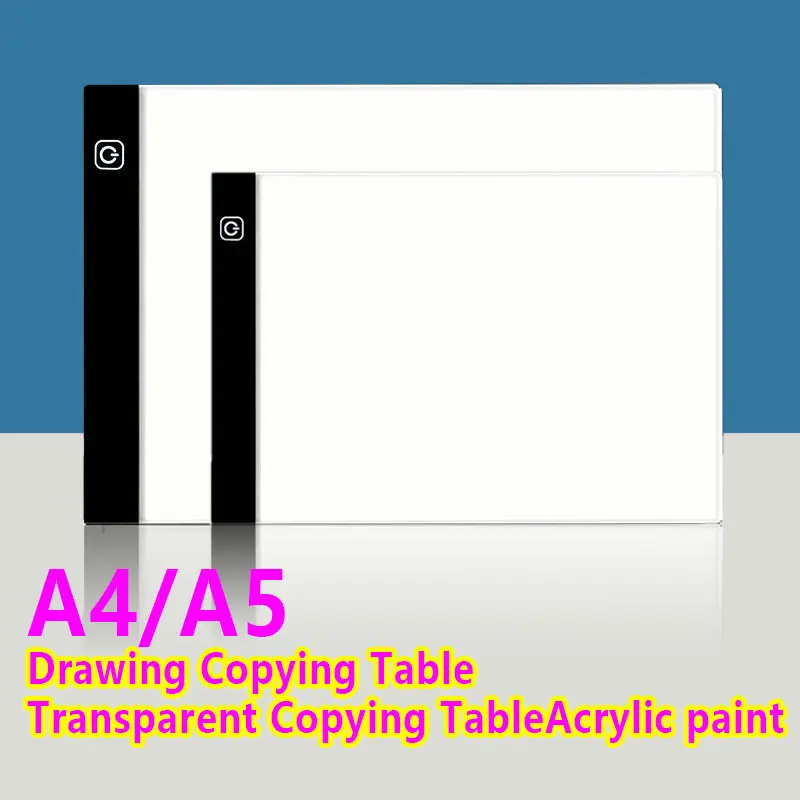 LED Lght Pane Drawing Copying Table Transparent Copying Table A4/A5 Single-brightness Light vs. Three-level Brightness Light
LED Lght Pane Drawing Copying Table Transparent Copying Table A4/A5 Single-brightness Light vs. Three-level Brightness Light