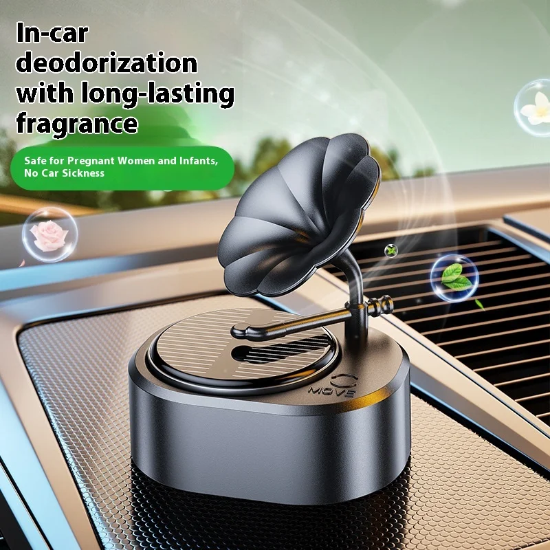 Solar Air Freshener Car Solar Power Aromatherapy Diffuser Fragrance Diffuser Rotating Phonograph Decor For Interior Dashboard
Solar Air Freshener Car Solar Power Aromatherapy Diffuser Fragrance Diffuser Rotating Phonograph Decor For Interior Dashboard