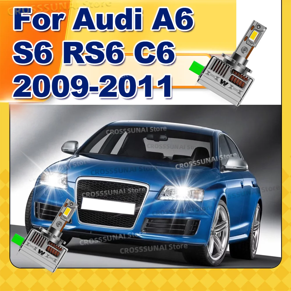 2Pcs Upgrade Xenon Headlight HID Bulbs Turbo LED Lamp 50000LM For Audi A6 S6 RS6 C6 2009 2010 2011
2Pcs Upgrade Xenon Headlight HID Bulbs Turbo LED Lamp 50000LM For Audi A6 S6 RS6 C6 2009 2010 2011