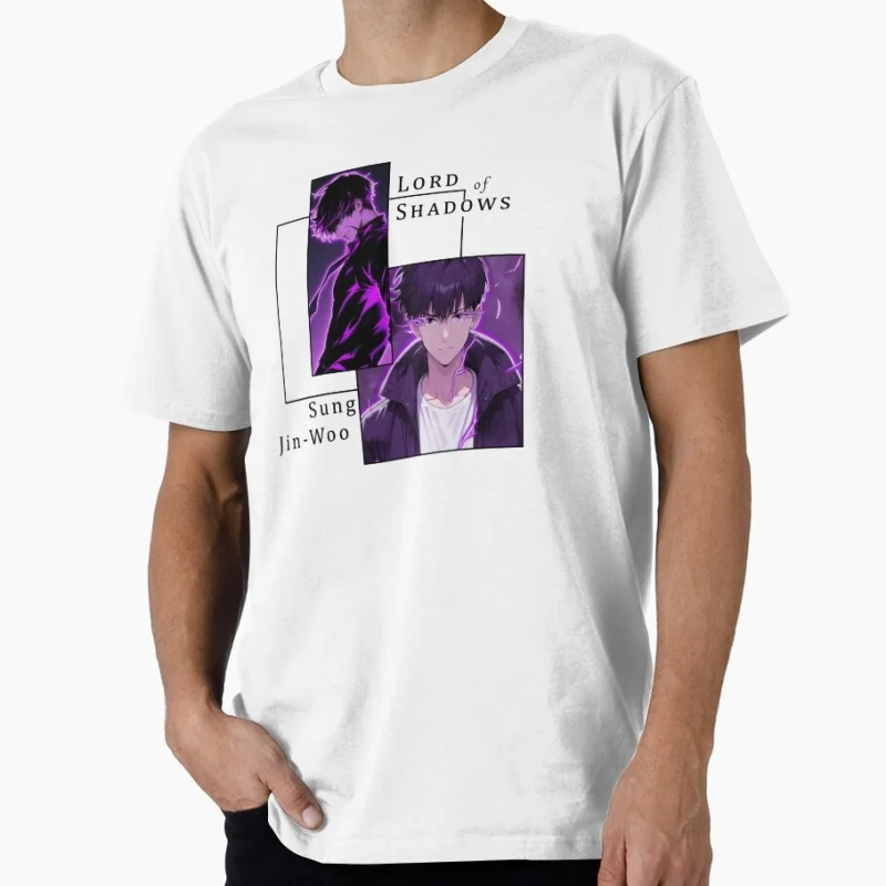 Sung Jin-Woo Manga Solo Leveling Anime t shirt for men Large size Tops 100% cotton man clothes birthday gift Tee
Sung Jin-Woo Manga Solo Leveling Anime t shirt for men Large size Tops 100% cotton man clothes birthday gift Tee