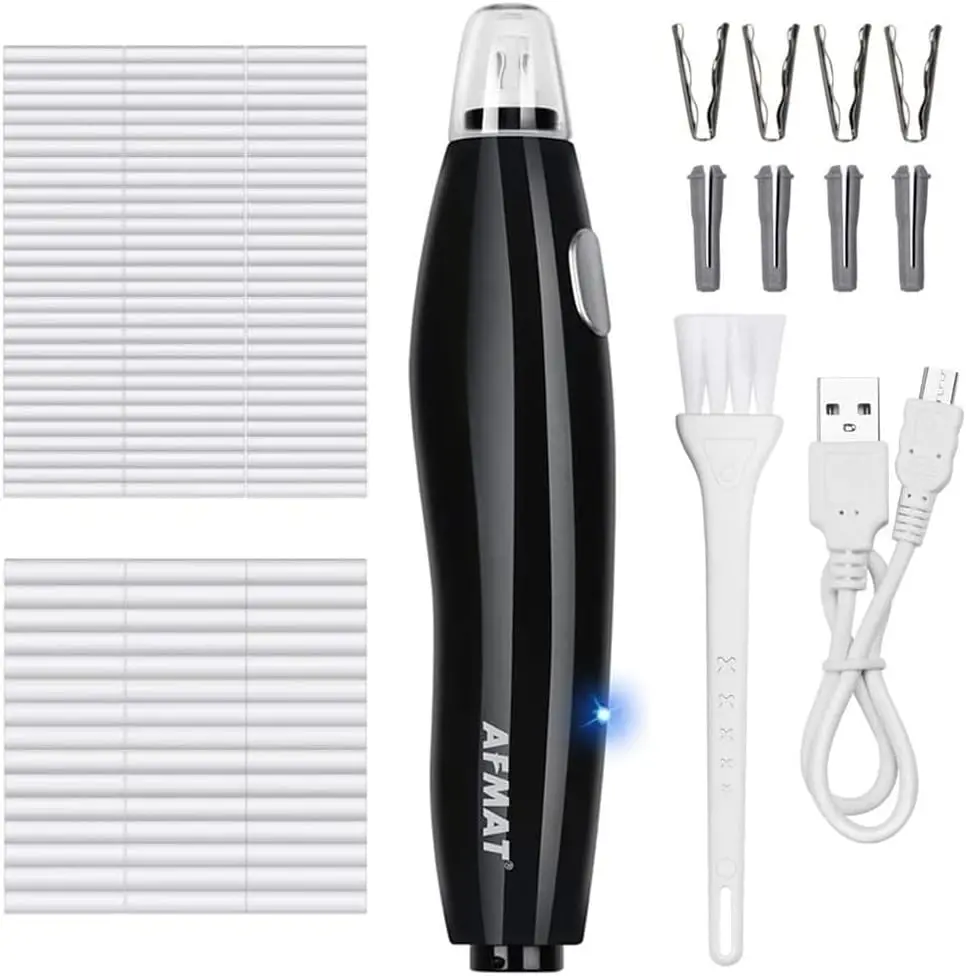 Rechargeable Electric Eraser Kit with 140 Refills for Artists
Rechargeable Electric Eraser Kit with 140 Refills for Artists