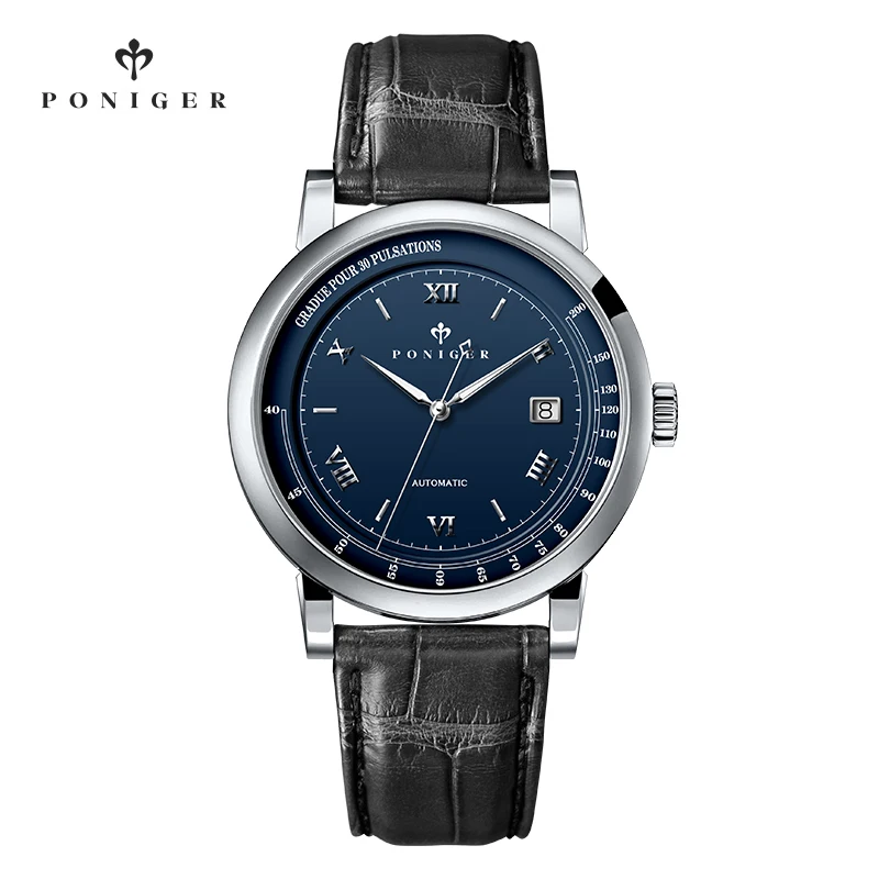 PONIGER 41.5mm Stylish Fashionable Wristwatches luxury Quality Thin Leather Automatic Watches 2025 
PONIGER 41.5mm Stylish Fashionable Wristwatches luxury Quality Thin Leather Automatic Watches 2025