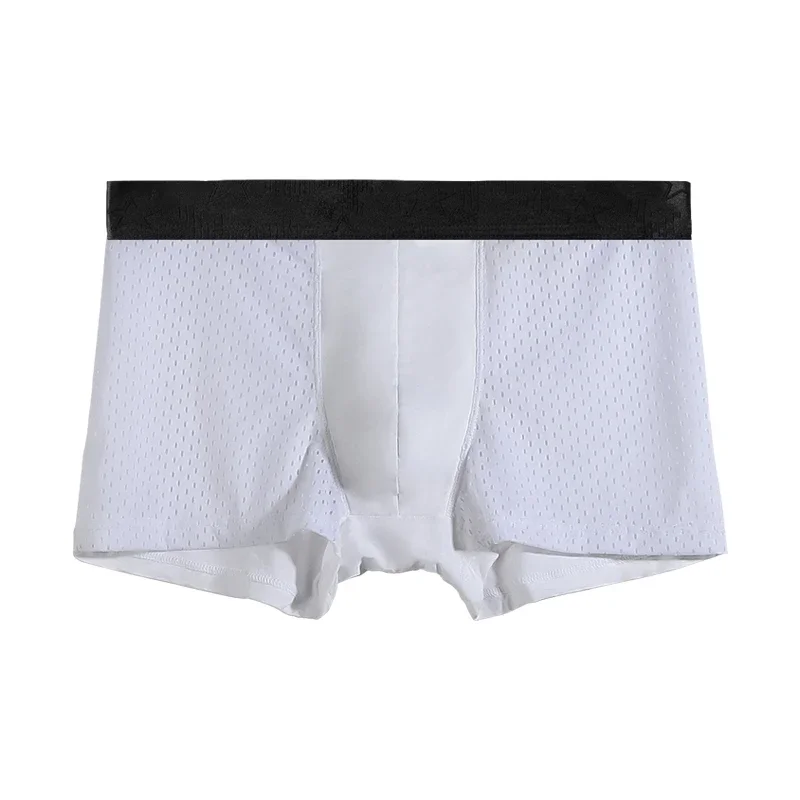 Мужские трусы-боксеры из модного бренда, ультратонкие летние шорты из ледяного шелка, дышащие, стильные, трендовые летние боксеры
Мужские трусы-боксеры из модного бренда, ультратонкие летние шорты из ледяного шелка, дышащие, стильные, трендовые летние боксеры