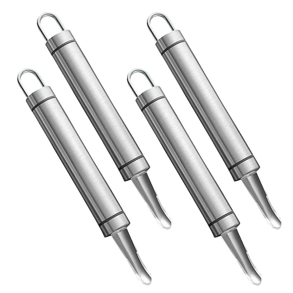 4pcs Stainless Steel Shrimp Deveiner Longan Corer Lychee Core Remover Reusable Fruit Pitter Kitchen Gadget Seafood Tool
4pcs Stainless Steel Shrimp Deveiner Longan Corer Lychee Core Remover Reusable Fruit Pitter Kitchen Gadget Seafood Tool