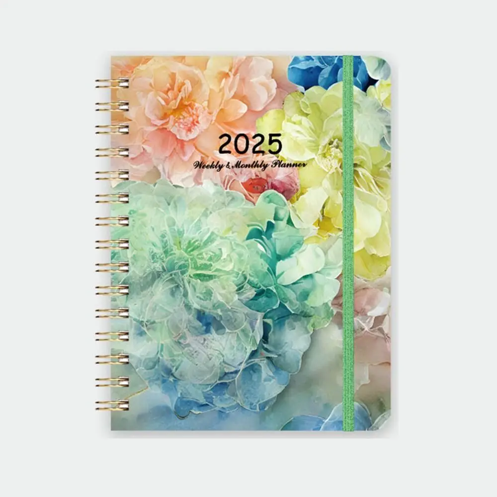 A5 2025 Agenda Planner Notebook Floral Paper 365 Days Notepad Multifunction Thicken Business Notebook Boost Productivity 
A5 2025 Agenda Planner Notebook Floral Paper 365 Days Notepad Multifunction Thicken Business Notebook Boost Productivity