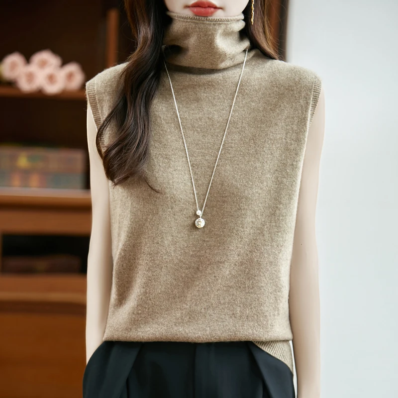 Жилет из 100% чистой шерсти, новая трикотажная нижняя рубашка без рукавов, осенне-зимняя женская модная однострочная готовая рубашка с лацканами
Жилет из 100% чистой шерсти, новая трикотажная нижняя рубашка без рукавов, осенне-зимняя женская модная однострочная готовая рубашка с лацканами