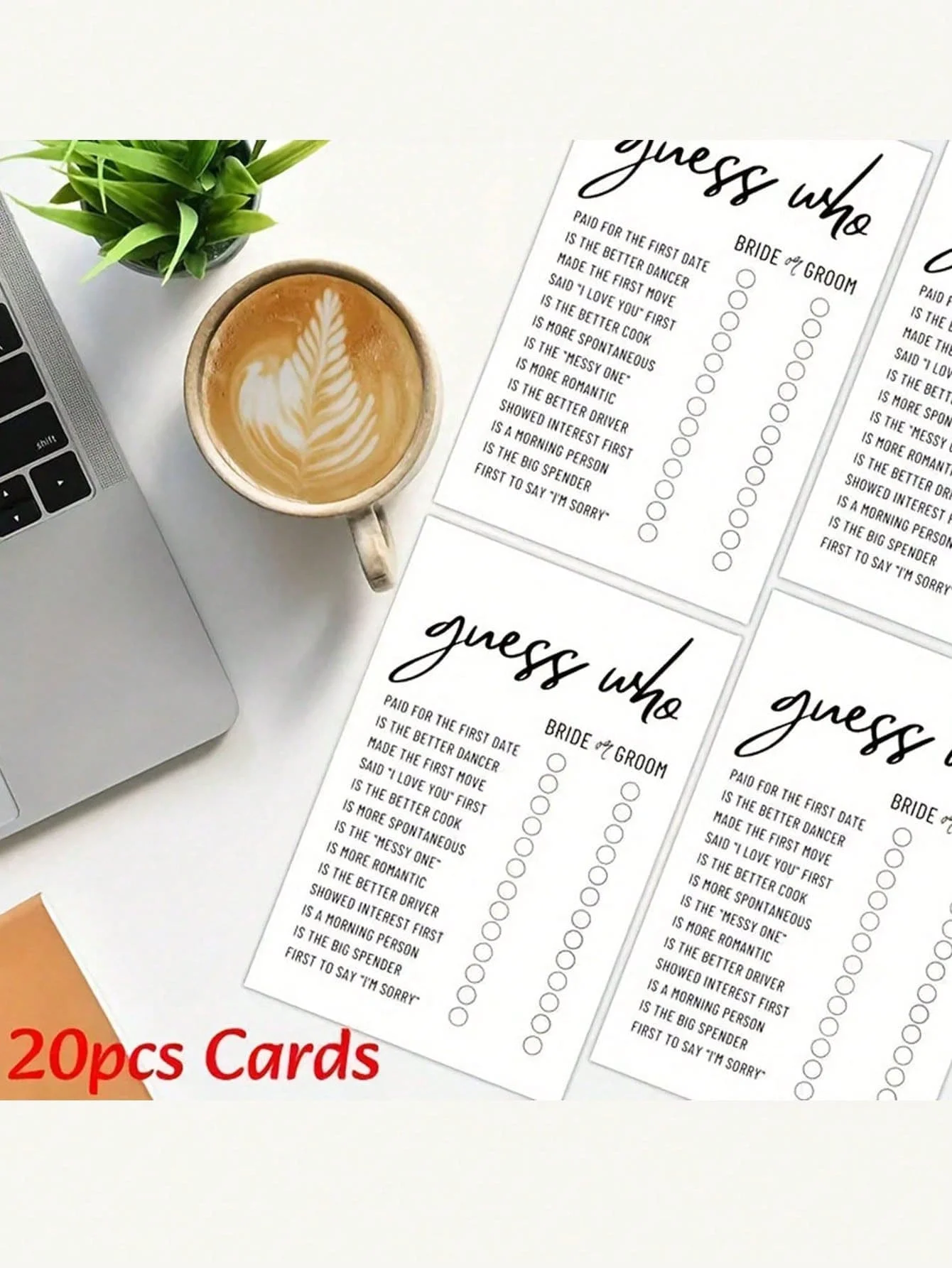 20pcs He Said She Said Wedding Game Cards, Bachelorette Party Activity
20pcs He Said She Said Wedding Game Cards, Bachelorette Party Activity