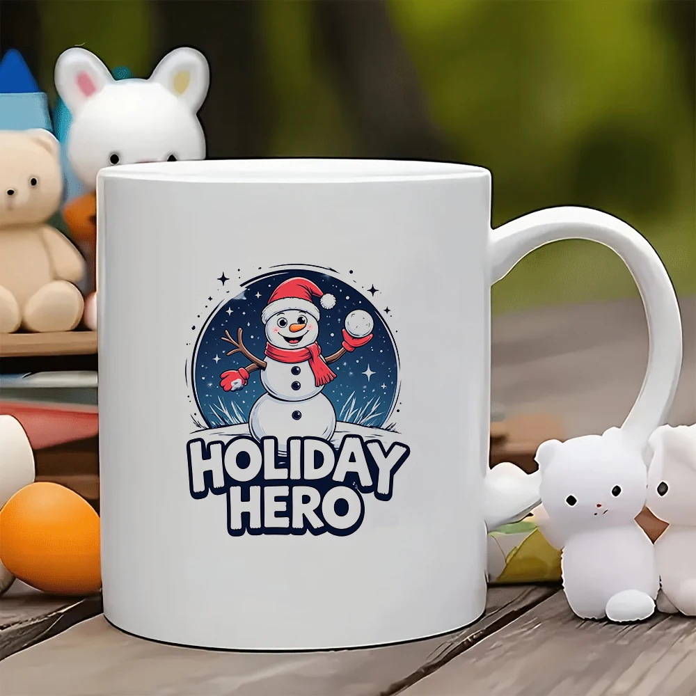 11oz Mugs + Cartoon Snowman Hat + Holiday Hero Design Christmas Gift Kids Cup Family Office Coffee Cup
11oz Mugs + Cartoon Snowman Hat + Holiday Hero Design Christmas Gift Kids Cup Family Office Coffee Cup