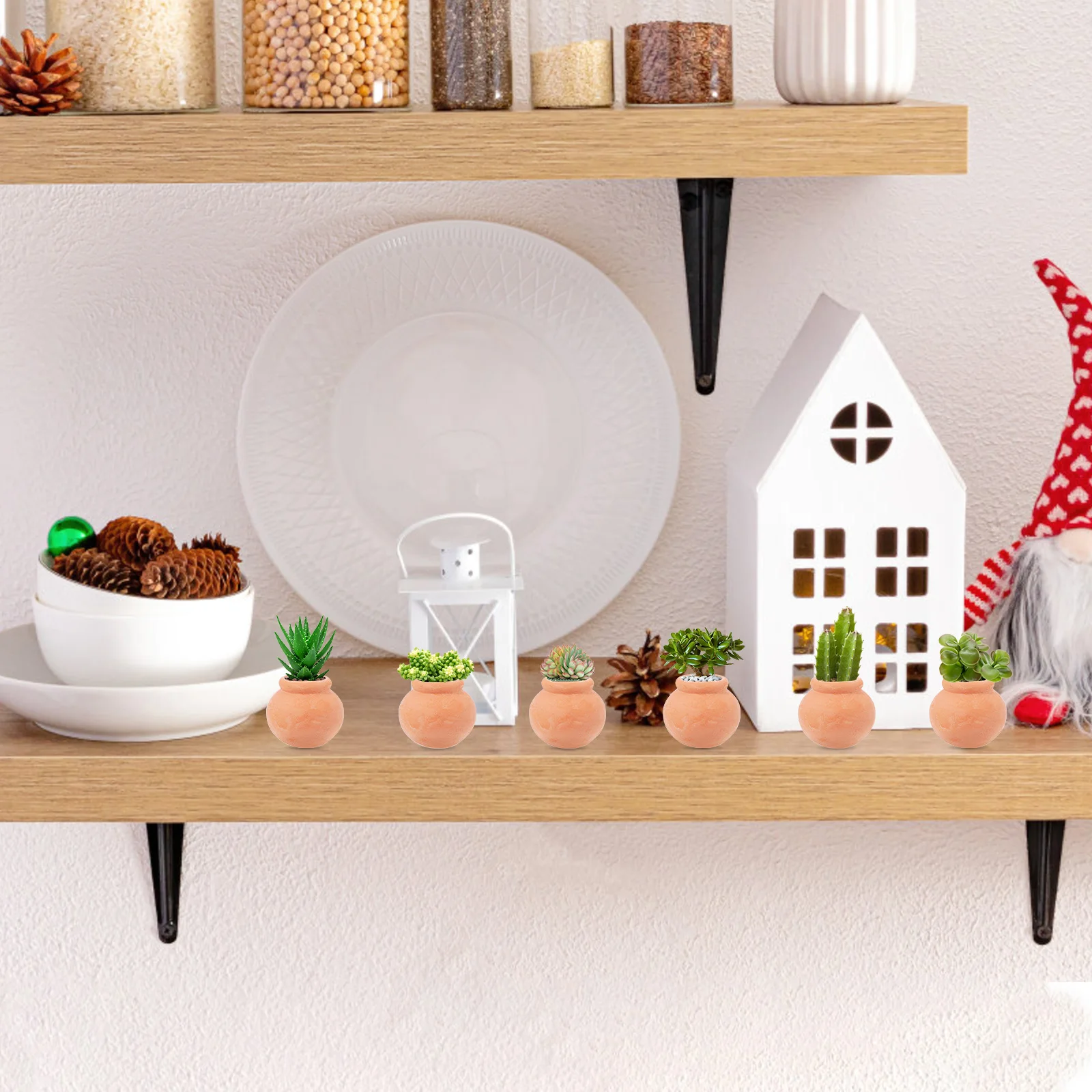 6 Pcs Succulent Flower Pot Tiny Plant Pots Succulents Planter Small Planters for Indoor Plants
6 Pcs Succulent Flower Pot Tiny Plant Pots Succulents Planter Small Planters for Indoor Plants