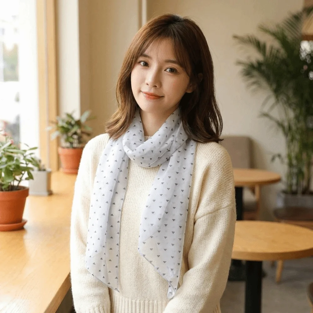 Elegant Polka Dots Long Scarf Color Block Design Narrow Scarves Thin Waist Belt Versatile Lace-up Design Fashionable Sash
Elegant Polka Dots Long Scarf Color Block Design Narrow Scarves Thin Waist Belt Versatile Lace-up Design Fashionable Sash