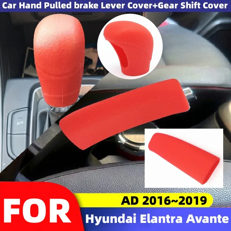 For Hyundai Elantra Avante AD 2016~2019 Car Handbrake Grips Soft Silicone Cover Automatic Shift Head Knob Trim Cover Accessories
For Hyundai Elantra Avante AD 2016~2019 Car Handbrake Grips Soft Silicone Cover Automatic Shift Head Knob Trim Cover Accessories
