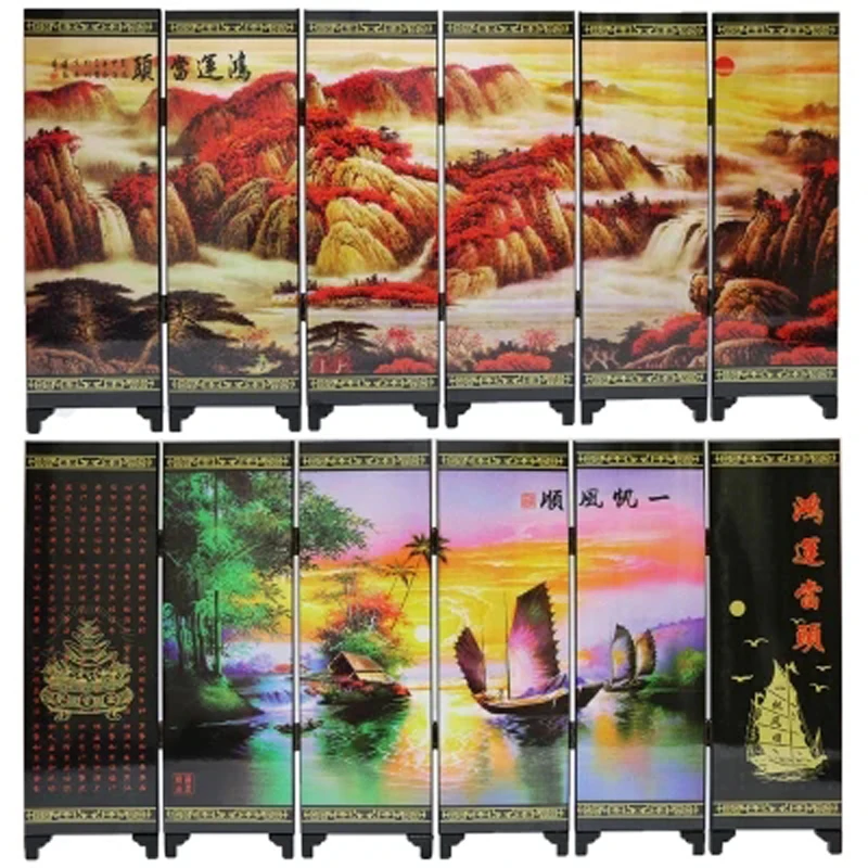 ( Mini ) Exquisite Chinese Classical Lacquer Landscape Folding Screen- Beautiufl Landscape
( Mini ) Exquisite Chinese Classical Lacquer Landscape Folding Screen- Beautiufl Landscape