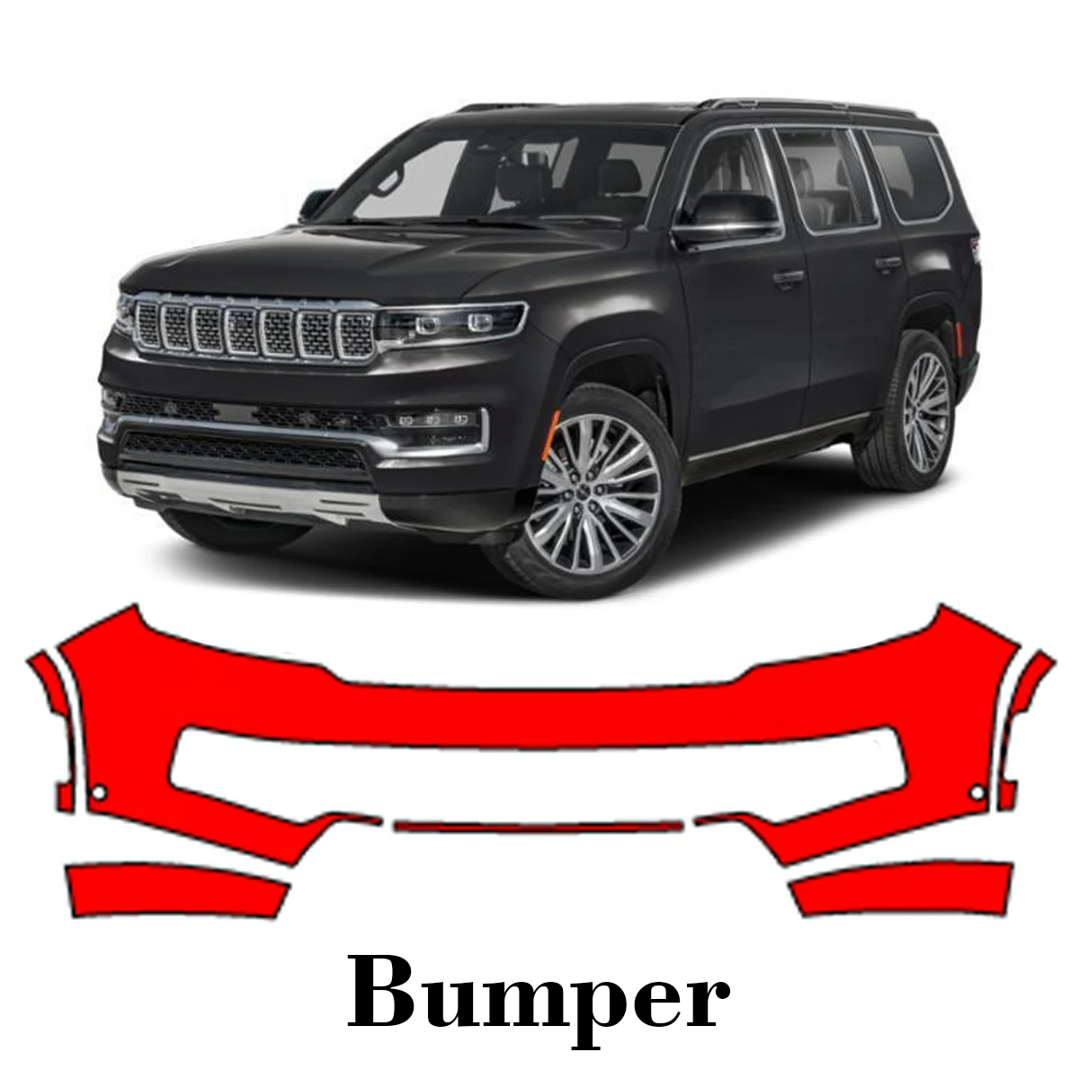 Car Precut Paint Protection Film Front Bumper Anti-scratch Exterior TPU PPF For Jeep Grand Wagoneer 2022-2025
Car Precut Paint Protection Film Front Bumper Anti-scratch Exterior TPU PPF For Jeep Grand Wagoneer 2022-2025