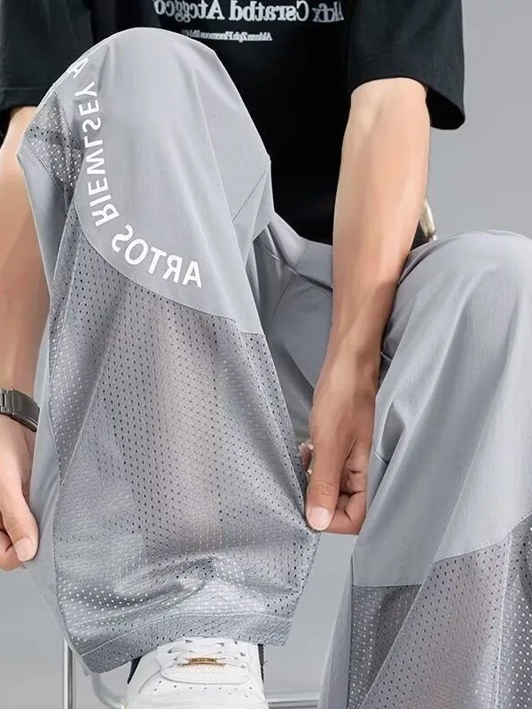 Men's Casual Thin Me Pants Summer Breathable Splicing Design Harajuku Sle Artistic Japanese Trendy Brand Personali Stre...
Men's Casual Thin Me Pants Summer Breathable Splicing Design Harajuku Sle Artistic Japanese Trendy Brand Personali Stre...