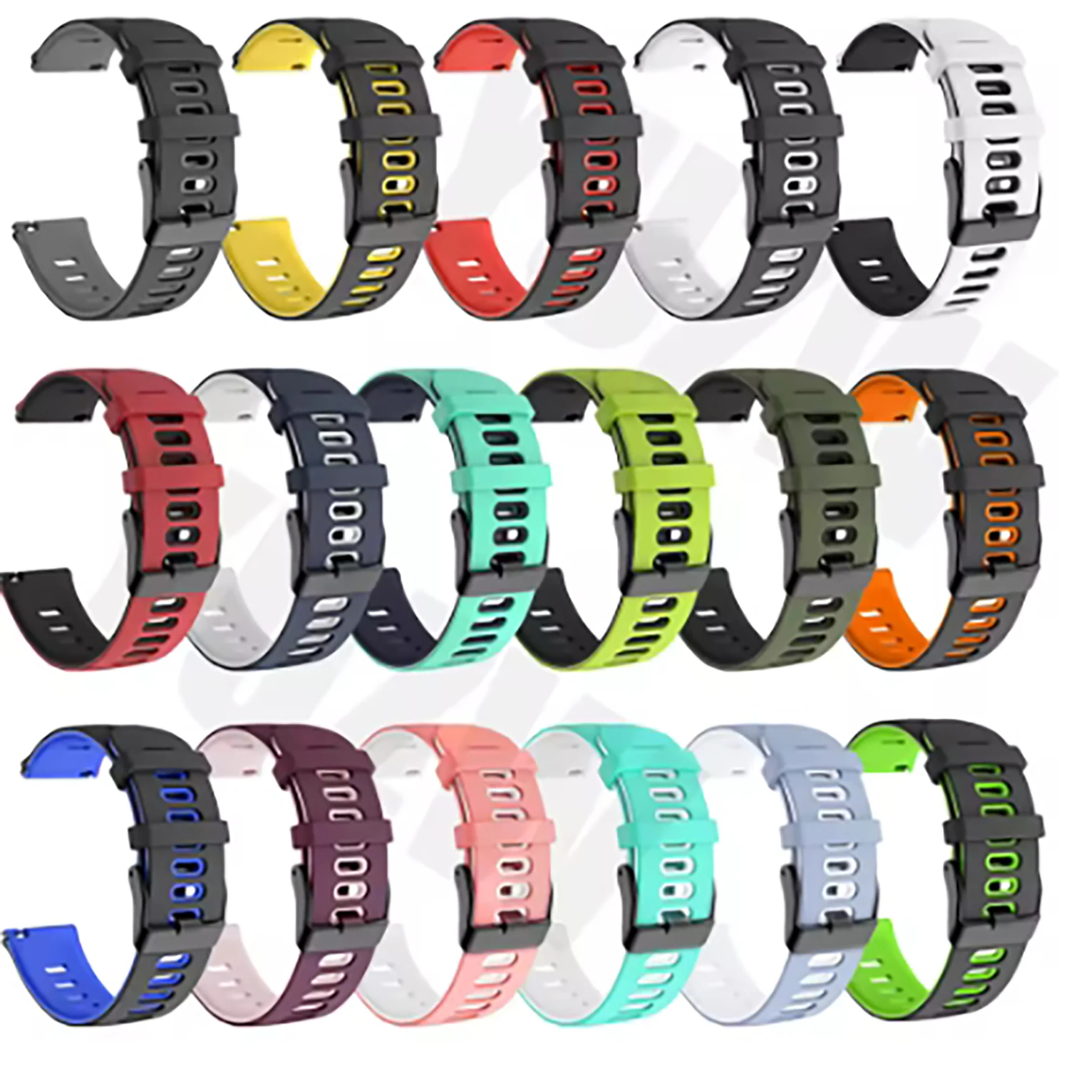 Силиконовый ремешок 20 мм для Garmin Active 6/Forerunner 55 645 245 Misic, ремешок Vivomove 3 5 HR, спортивный браслет, аксессуары 
Силиконовый ремешок 20 мм для Garmin Active 6/Forerunner 55 645 245 Misic, ремешок Vivomove 3 5 HR, спортивный браслет, аксессуары