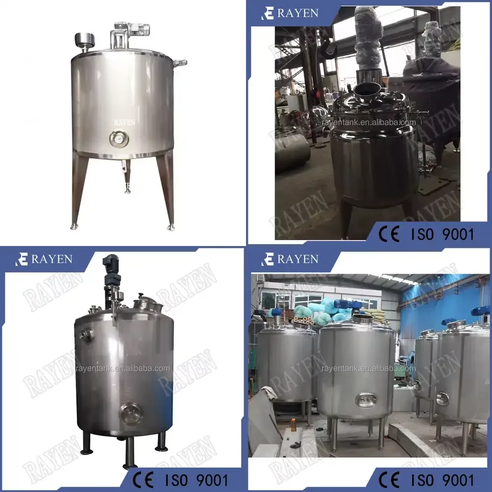 Stainless Steel Steam Jacket tank Heated and Cooling Double Jacketed tank
Stainless Steel Steam Jacket tank Heated and Cooling Double Jacketed tank