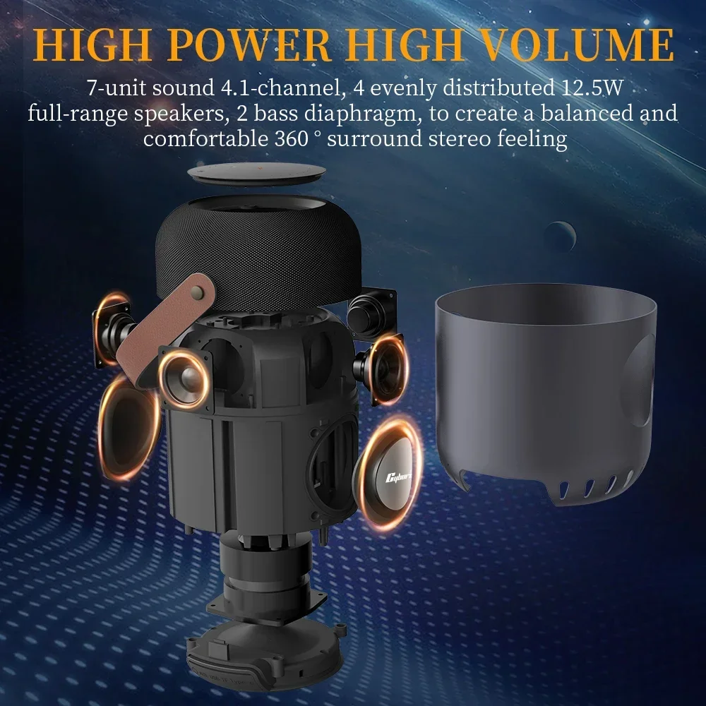New 100W Wireless Portable Speaker Subwoofer with Touch Panel Button RGB LED Light Deep Bass 360 Surrounding Sound TWS TF Card U
New 100W Wireless Portable Speaker Subwoofer with Touch Panel Button RGB LED Light Deep Bass 360 Surrounding Sound TWS TF Card U