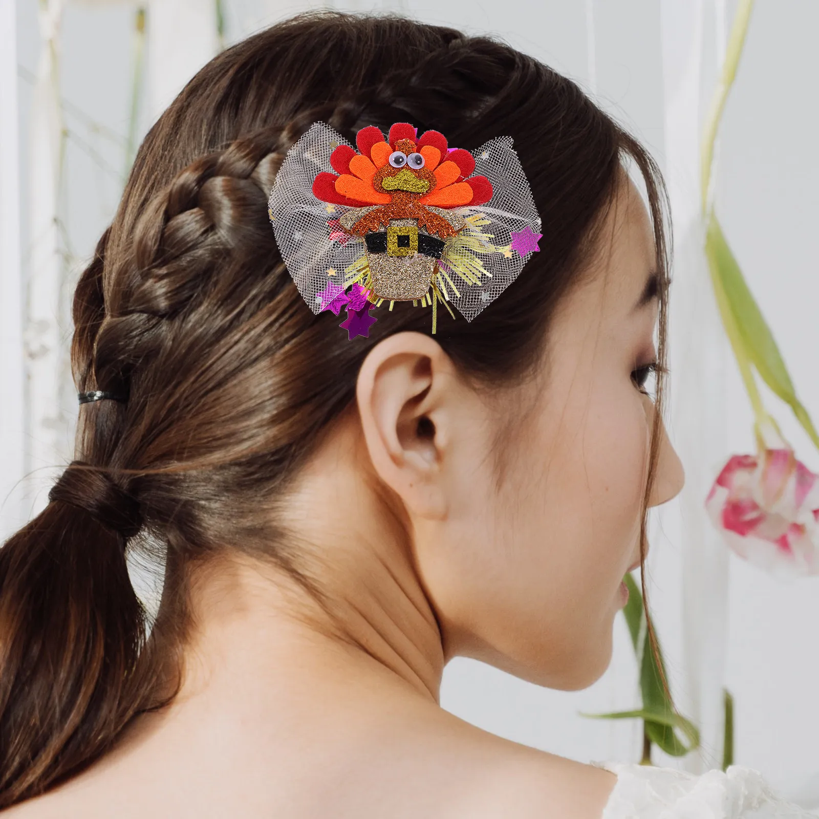 6Pcs Thanksgiving Hair Clips for Women Cute Creative Hairpins Lightweight Small Hair Accessories for Holiday Party Dressing
6Pcs Thanksgiving Hair Clips for Women Cute Creative Hairpins Lightweight Small Hair Accessories for Holiday Party Dressing