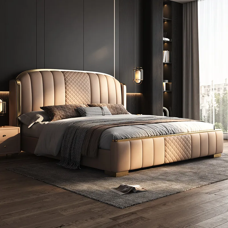 *Luxurious Wedding Soft Master room Furniture Stainless Steel Frame Extra-large Double Soft Cushion Genuine
*Luxurious Wedding Soft Master room Furniture Stainless Steel Frame Extra-large Double Soft Cushion Genuine
