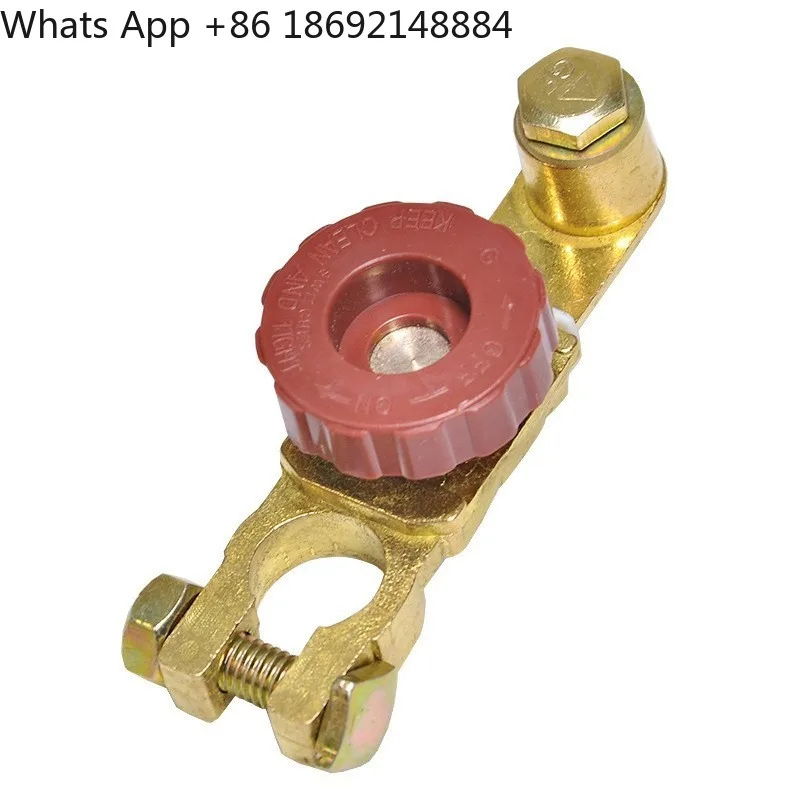Pure Copper Power-Off Switch with Anti-Leakage Terminal for Wiring Pile Head Clip and Fuse Accessories for Strictly
Pure Copper Power-Off Switch with Anti-Leakage Terminal for Wiring Pile Head Clip and Fuse Accessories for Strictly