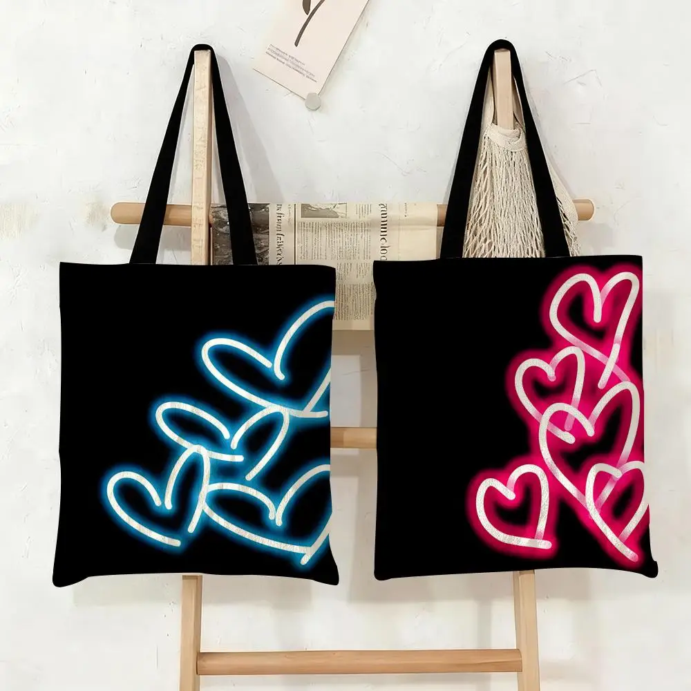 Love Storage Bags Canvas Tote Bag Large Capacity Double-Sided Print Reusable Shopping Bag Eco-Friendly Shoulder Bag
Love Storage Bags Canvas Tote Bag Large Capacity Double-Sided Print Reusable Shopping Bag Eco-Friendly Shoulder Bag