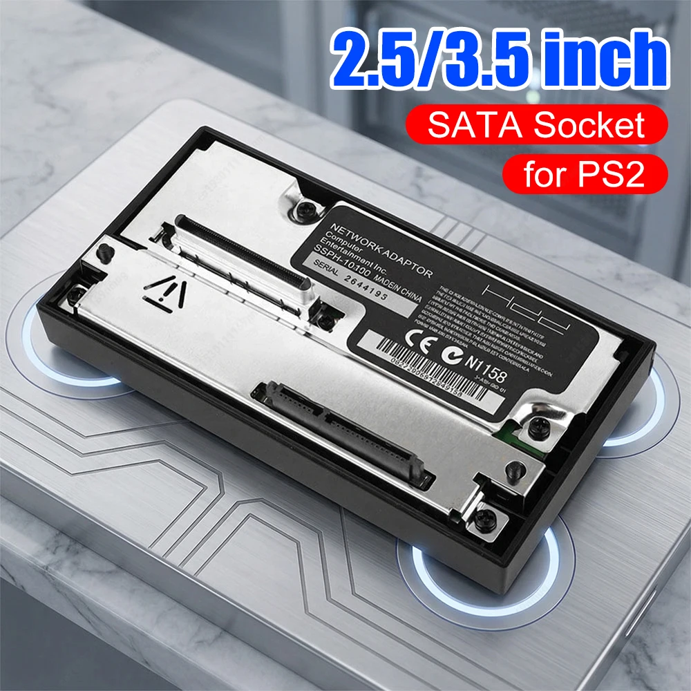 Универсальный адаптер для игровой консоли с интерфейсом SATA/IDE, параллельный сетевой адаптер, адаптер для сетевой карты, 2,5/3,5-дюймовый SATA HDD, игровые аксессуары для PS2
Универсальный адаптер для игровой консоли с интерфейсом SATA/IDE, параллельный сетевой адаптер, адаптер для сетевой карты, 2,5/3,5-дюймовый SATA HDD, игровые аксессуары для PS2