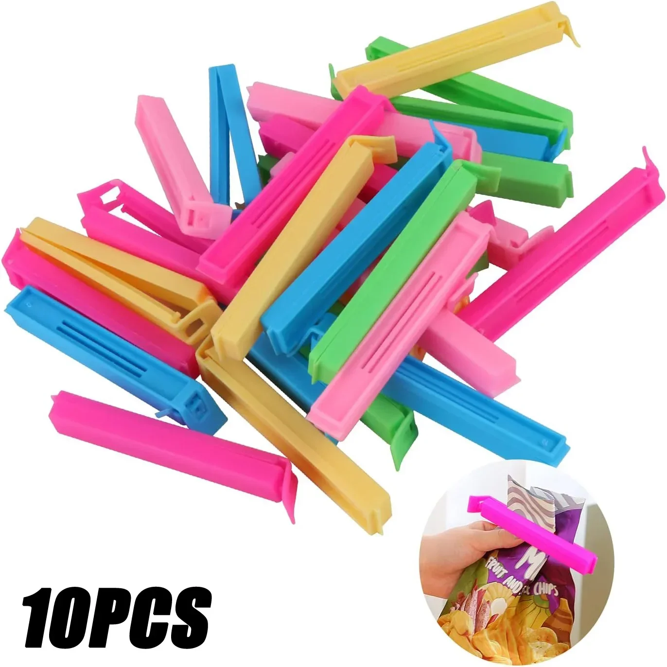 5PCS Portable Kitchen Storage Food Snack Seal Sealing Bag Clips Sealer Clamp Plastic Tool Kitchen Accessories Food Bag Clips
5PCS Portable Kitchen Storage Food Snack Seal Sealing Bag Clips Sealer Clamp Plastic Tool Kitchen Accessories Food Bag Clips