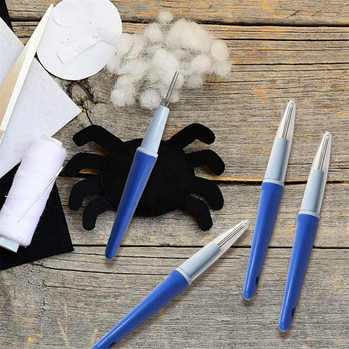 4Pcs Needle Felting 3 Needles Tool, Pen Style Needle Felting Tool with 3 Needles Wool Felt Needle Tools TQ
4Pcs Needle Felting 3 Needles Tool, Pen Style Needle Felting Tool with 3 Needles Wool Felt Needle Tools TQ