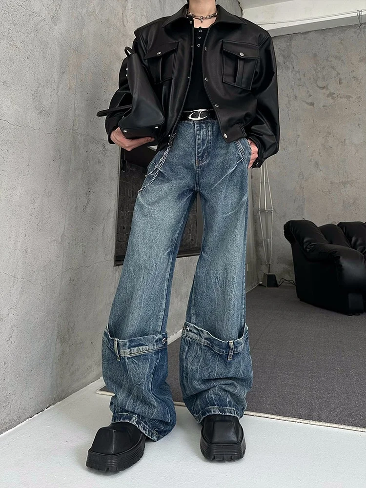 Casual Loose Vintage High Waist Jeans Pants Drapey Silhouette Versatile Cuffed Leg Design Youthful Trend Cotton Blend Denim
Casual Loose Vintage High Waist Jeans Pants Drapey Silhouette Versatile Cuffed Leg Design Youthful Trend Cotton Blend Denim
