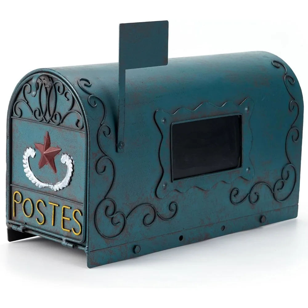 Duty Galvanized Steel Mailbox Post, Mailboxes for Outside,Curbside Mailbox,Rural Mail Box Postal Storage Box Outdoor Decor
Duty Galvanized Steel Mailbox Post, Mailboxes for Outside,Curbside Mailbox,Rural Mail Box Postal Storage Box Outdoor Decor