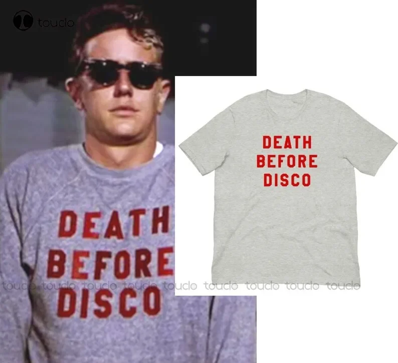 Death Before Disco Unisex T-Shirt - As Seen In Stripes Movie Custom Aldult Teen Unisex Digital Printing Tee Shirts Streetwear
Death Before Disco Unisex T-Shirt - As Seen In Stripes Movie Custom Aldult Teen Unisex Digital Printing Tee Shirts Streetwear
