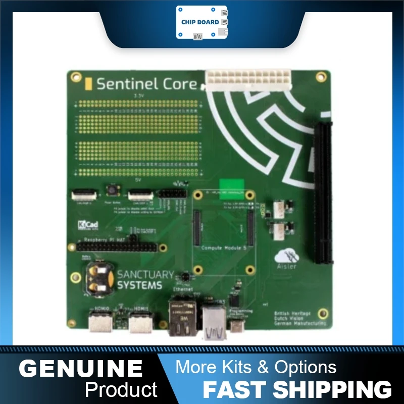CrowdSupply Sentinel Core CM5 Mini-ITX Board, Raspberry Pi CM5, PCIe x16 Slot, High-Performance Expansion Platform
CrowdSupply Sentinel Core CM5 Mini-ITX Board, Raspberry Pi CM5, PCIe x16 Slot, High-Performance Expansion Platform
