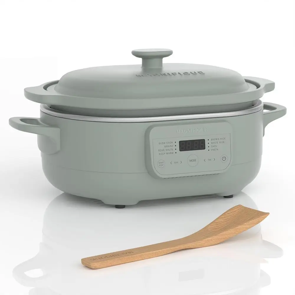 MAGNIIQUE 4 Quart Progmable Casserole Slow Cooker, 8-in-1 Multi Cooker with Removable Non-Toxic Stoneware Crock, Claypot Slow Co
MAGNIIQUE 4 Quart Progmable Casserole Slow Cooker, 8-in-1 Multi Cooker with Removable Non-Toxic Stoneware Crock, Claypot Slow Co