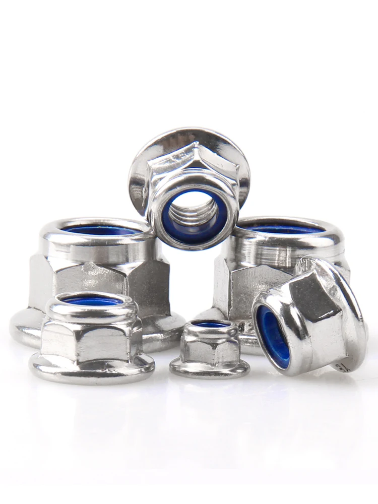2~30pcs Metric Flange Nylon Insert Lock Nuts M3 M4 M5 M6 M8 M10 M12 304 A2 Stainless Steel Hex Flanged Self-locking Locknuts
2~30pcs Metric Flange Nylon Insert Lock Nuts M3 M4 M5 M6 M8 M10 M12 304 A2 Stainless Steel Hex Flanged Self-locking Locknuts