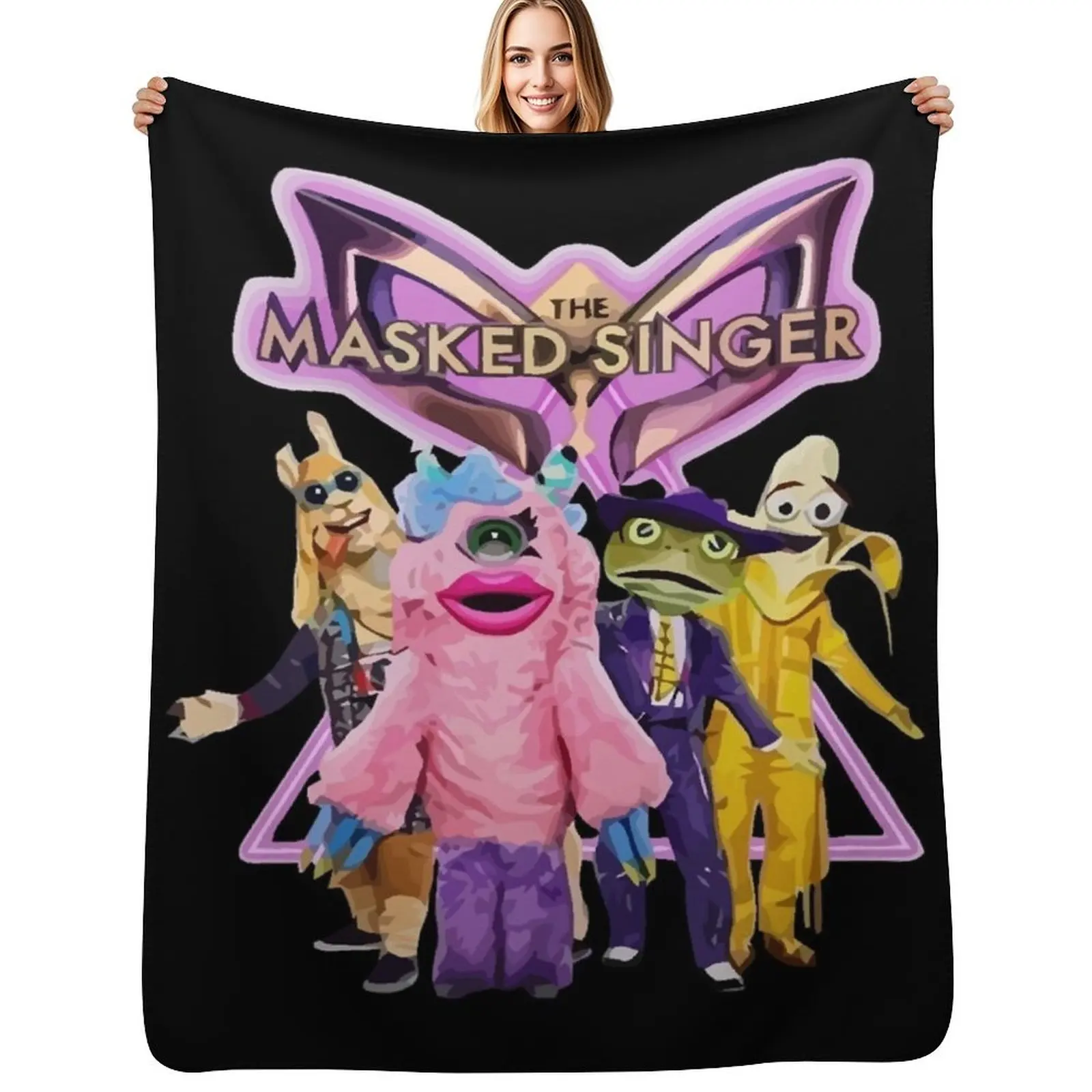 The Masked Singer Merch ITV Masked Singer Throw Blanket Beach christmas decoration Camping for babies Blankets
The Masked Singer Merch ITV Masked Singer Throw Blanket Beach christmas decoration Camping for babies Blankets
