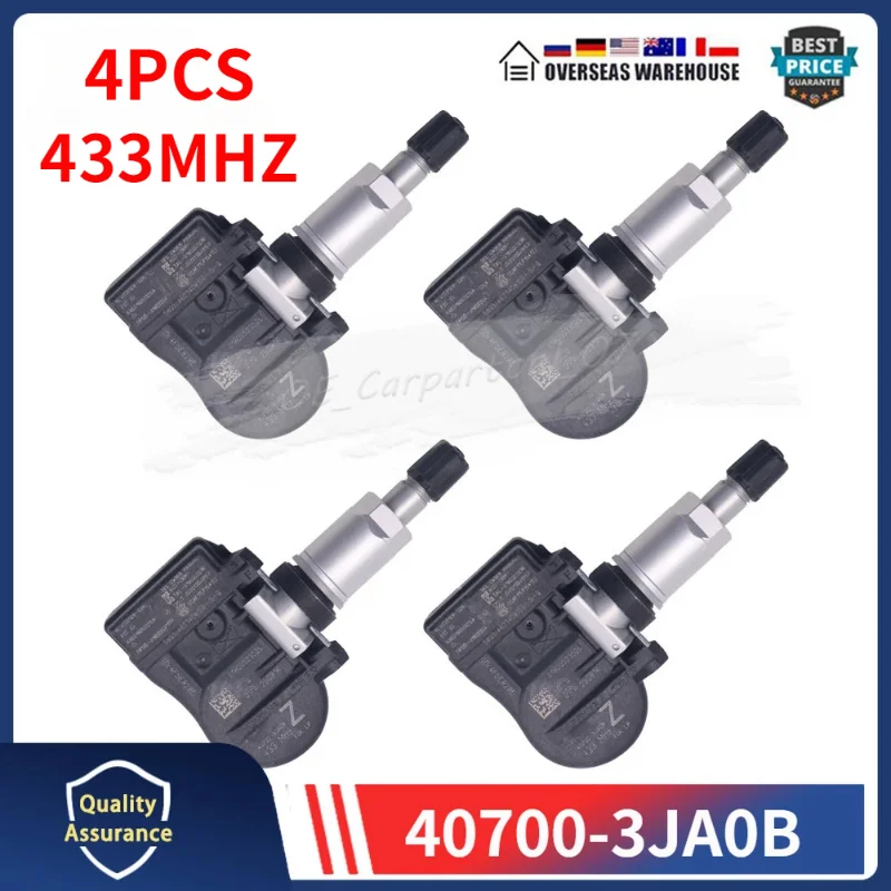 40700-3JA0B 40700-3JA0A TPMS 433 МГц для Infiniti Q60 Q70 QX50 QX56 Nissan Murano Pathfinder датчик контроля давления в шинах 4 шт.
40700-3JA0B 40700-3JA0A TPMS 433 МГц для Infiniti Q60 Q70 QX50 QX56 Nissan Murano Pathfinder датчик контроля давления в шинах 4 шт.