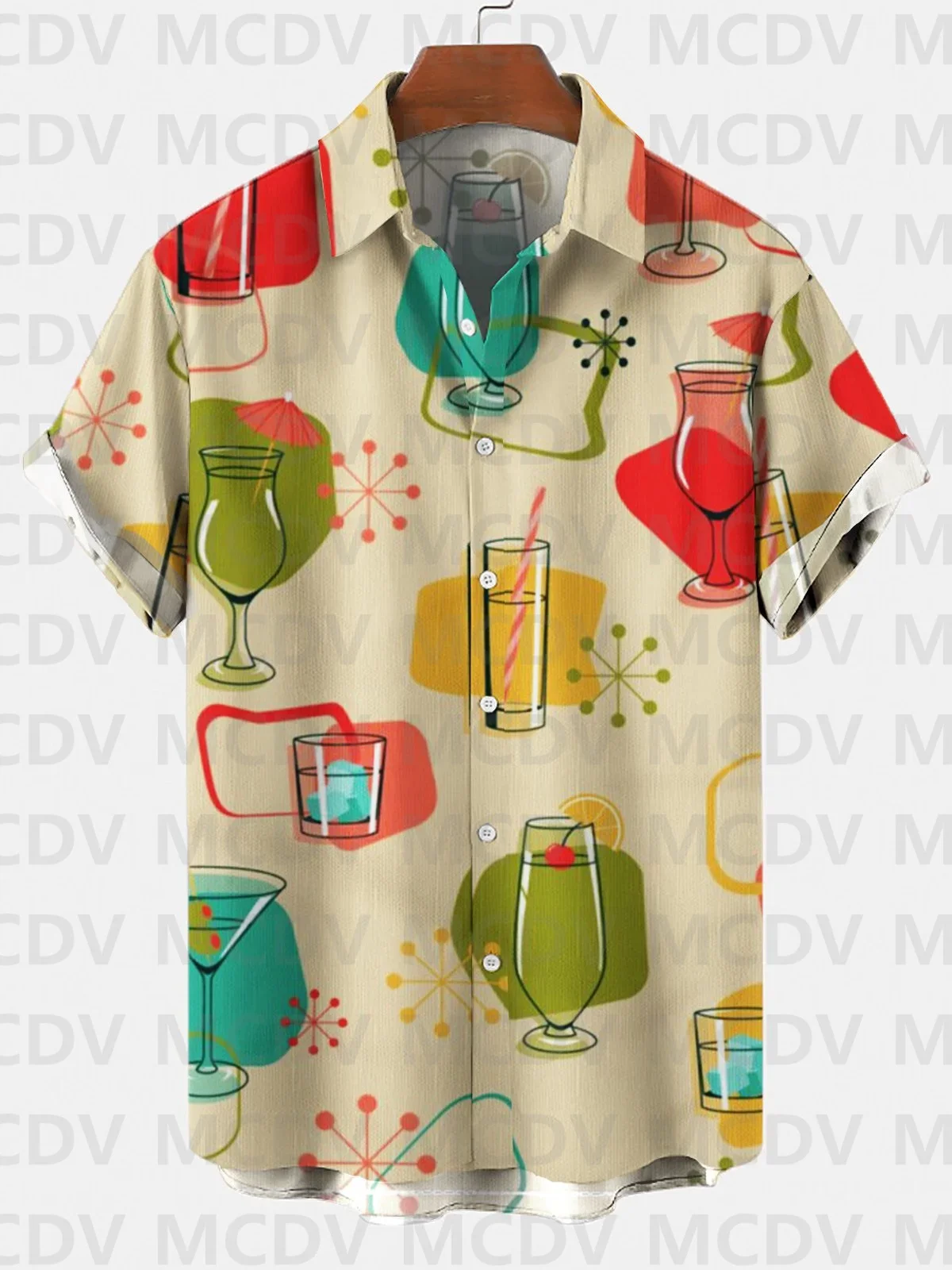 Men's 50's Vintage Short Sleeve Drink Food Casual Hawaiian Shirt 3D Printed Men's Button Shirt Hawaiian Shirts
Men's 50's Vintage Short Sleeve Drink Food Casual Hawaiian Shirt 3D Printed Men's Button Shirt Hawaiian Shirts