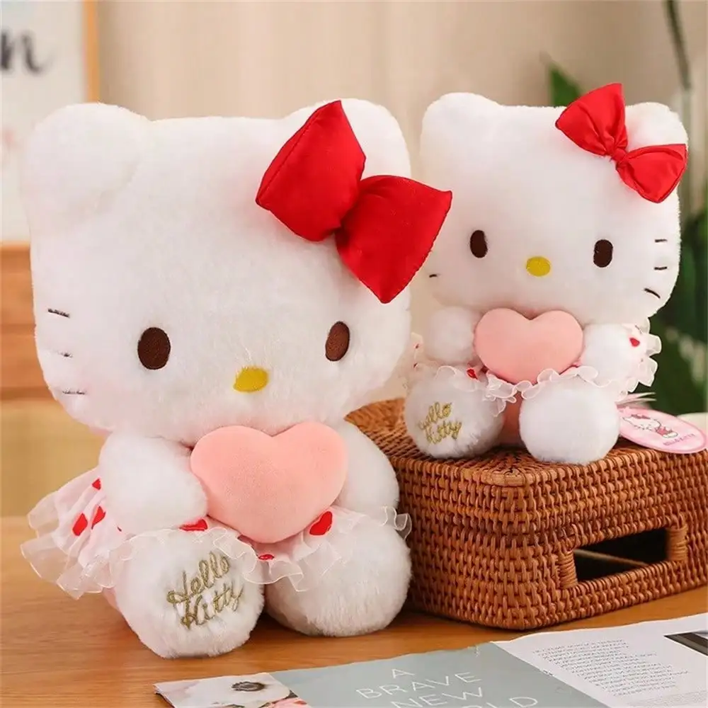 Sanrio Hello Kitty Plush Toy Skirt Hug Heart Butterfly Bow Cute Cartoon Stuffed Doll Home Pillow Decor Birthday Christmas Gift
Sanrio Hello Kitty Plush Toy Skirt Hug Heart Butterfly Bow Cute Cartoon Stuffed Doll Home Pillow Decor Birthday Christmas Gift