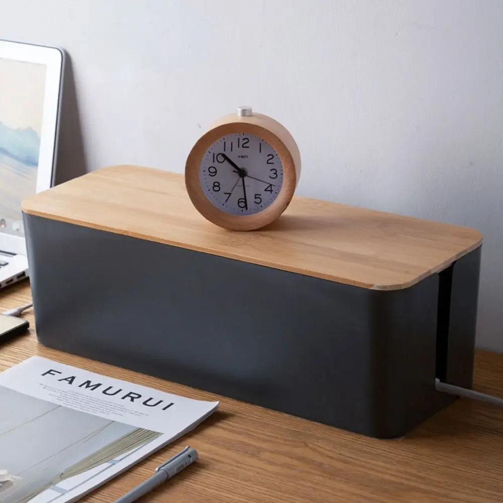 Convenient Black Hidden Desktop Cable Finishing White Dustproof Cable Storage Box Line Storage Bin Power Strip Case Wire Case
Convenient Black Hidden Desktop Cable Finishing White Dustproof Cable Storage Box Line Storage Bin Power Strip Case Wire Case