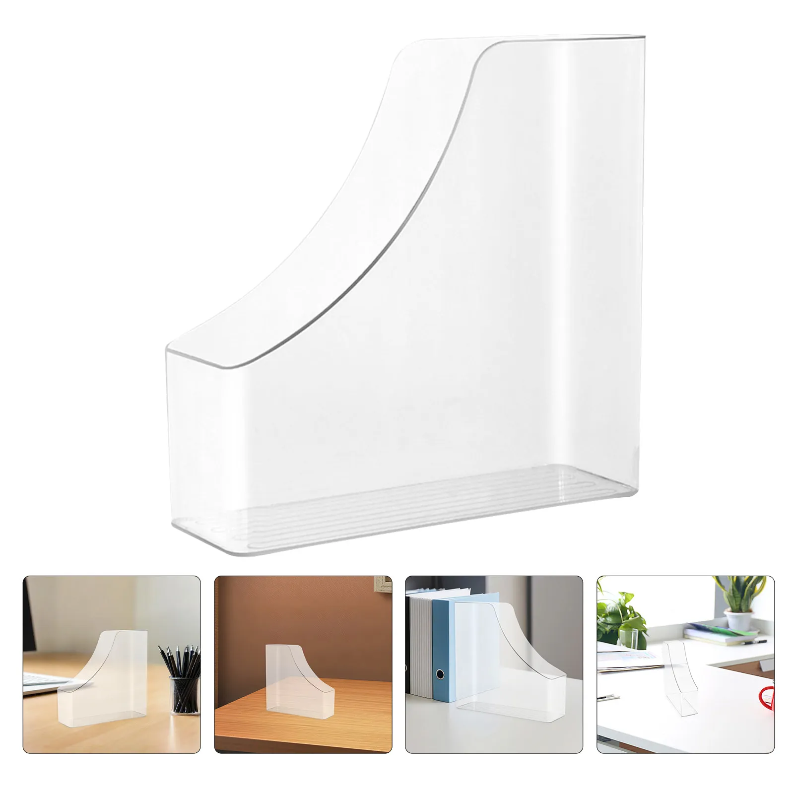 Clear Acrylic Vertical Desktop File Organizer for A4 Papers Documents Magazine Storage Space Saving Transparent Office Home
Clear Acrylic Vertical Desktop File Organizer for A4 Papers Documents Magazine Storage Space Saving Transparent Office Home