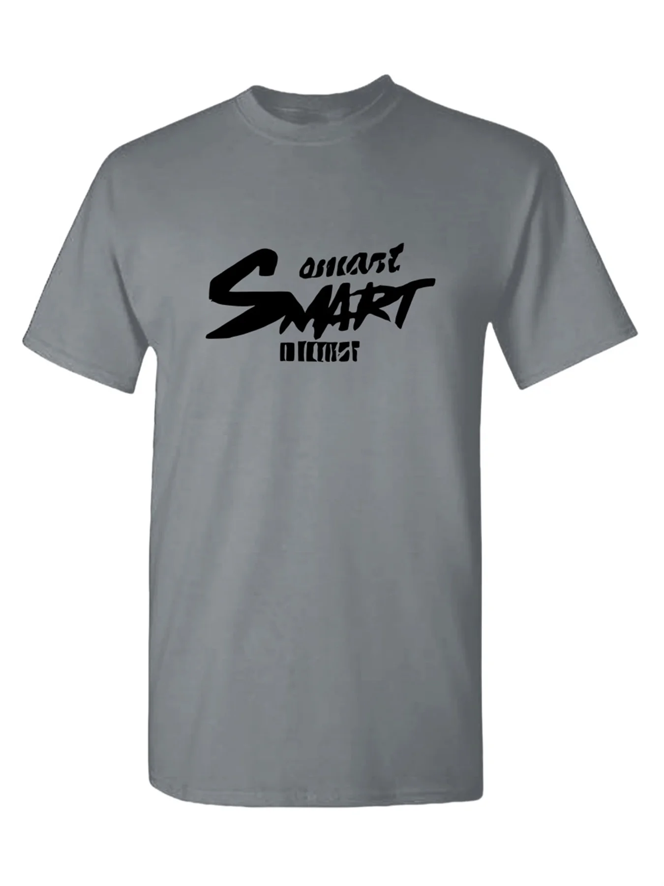 Мужская футболка с коротким рукавом и круглым воротником с интересным круглым узором в английском городском уличном стиле с графическим принтом Smart
Мужская футболка с коротким рукавом и круглым воротником с интересным круглым узором в английском городском уличном стиле с графическим принтом Smart